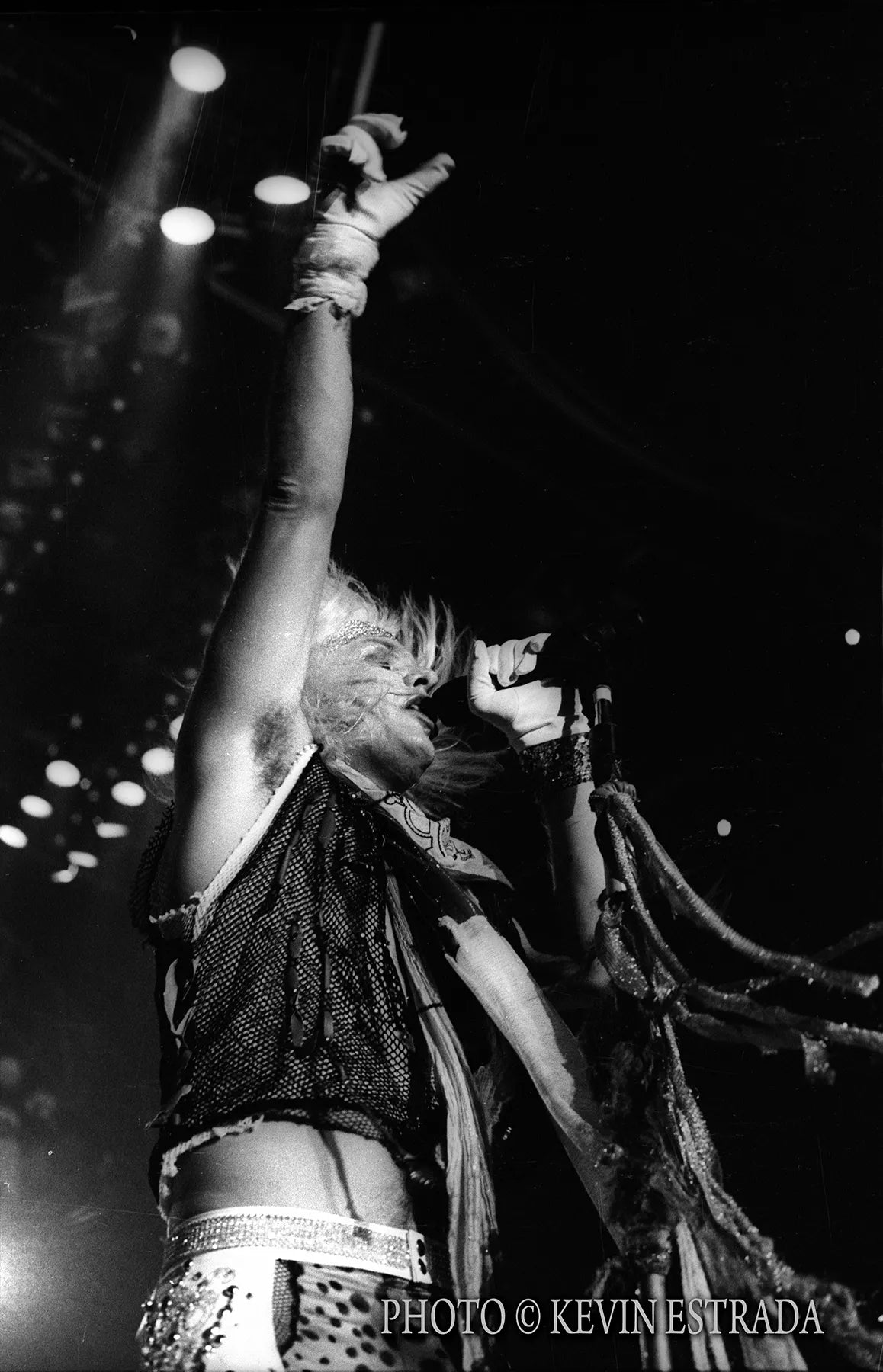 Vince on US Theatre of Pain Tour, The Forum, L.A. 1985