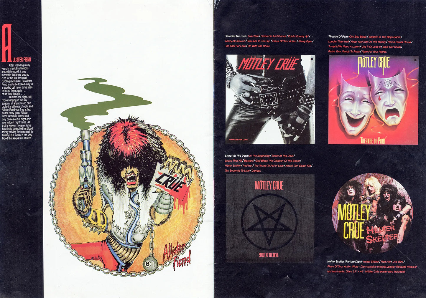 Welcome to the Theatre of Pain Official Tour Book