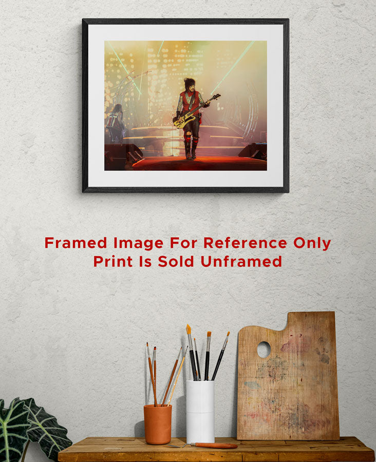 Stadium Tour 2022 Print - Nikki Sixx 2