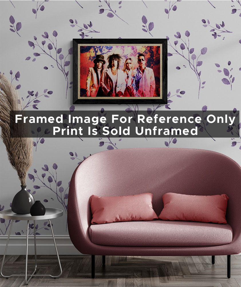 Oil Projection Art Print