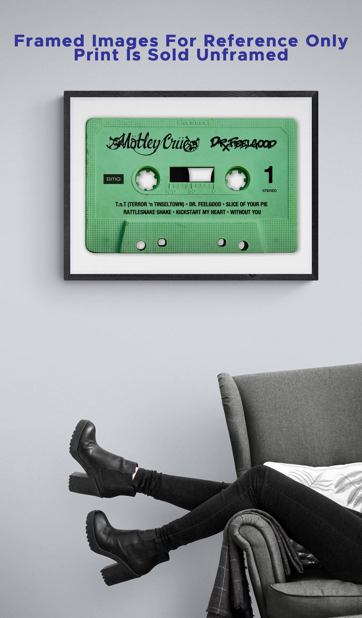 Dr. Feelgood Vintage Cassette Art Print