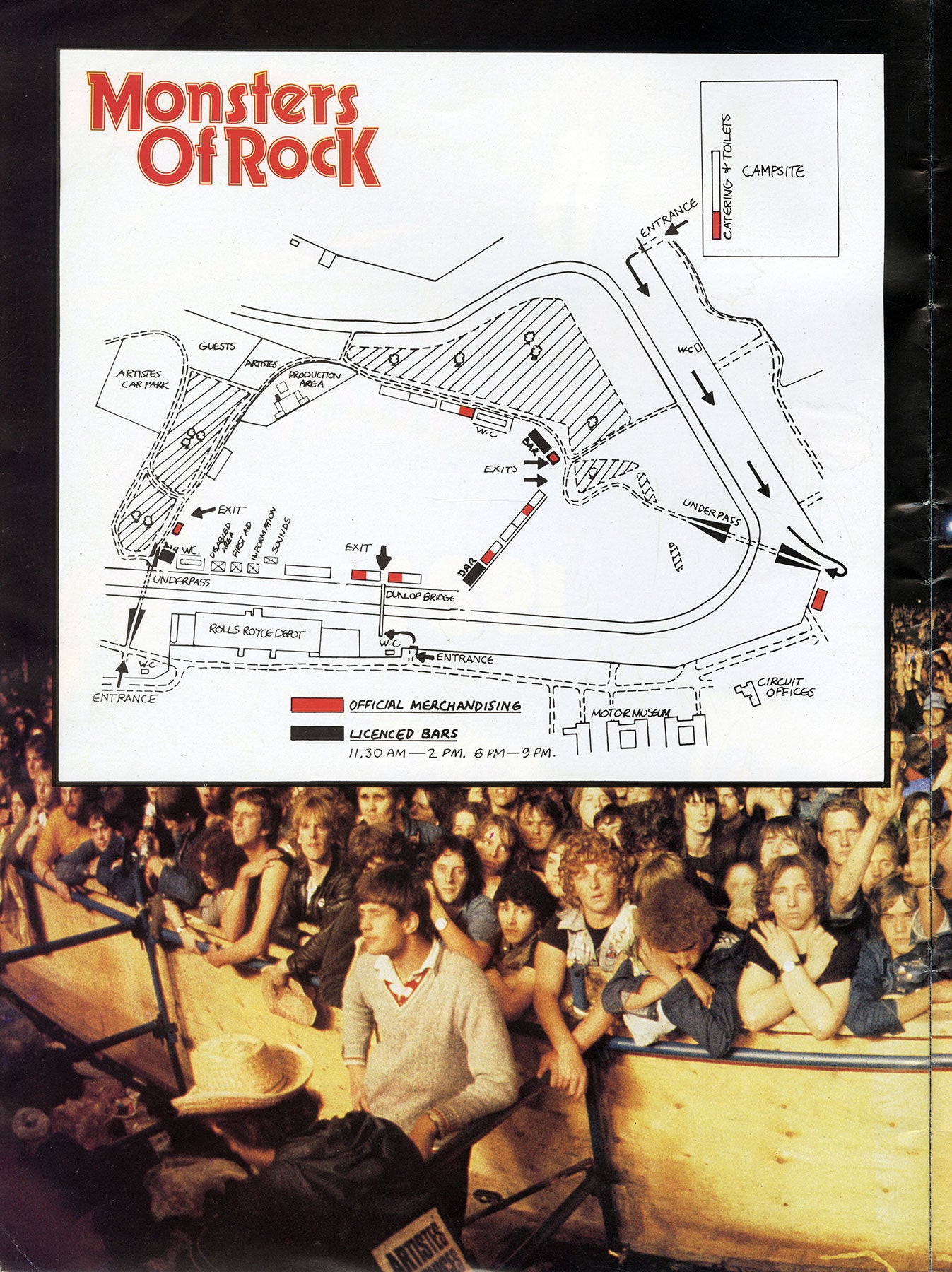 Monsters of Rock Tour Book 