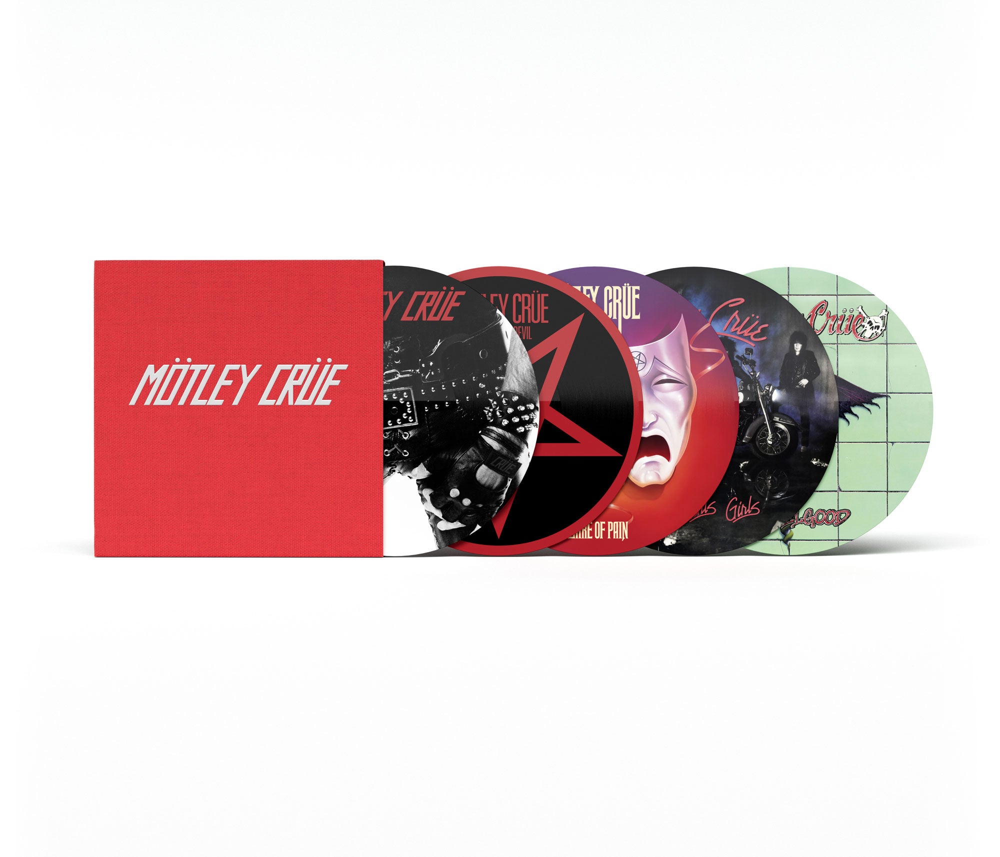 PRE-ORDER Crucial Crue - 5 LP Picture Disc Box Set – Crüeseum