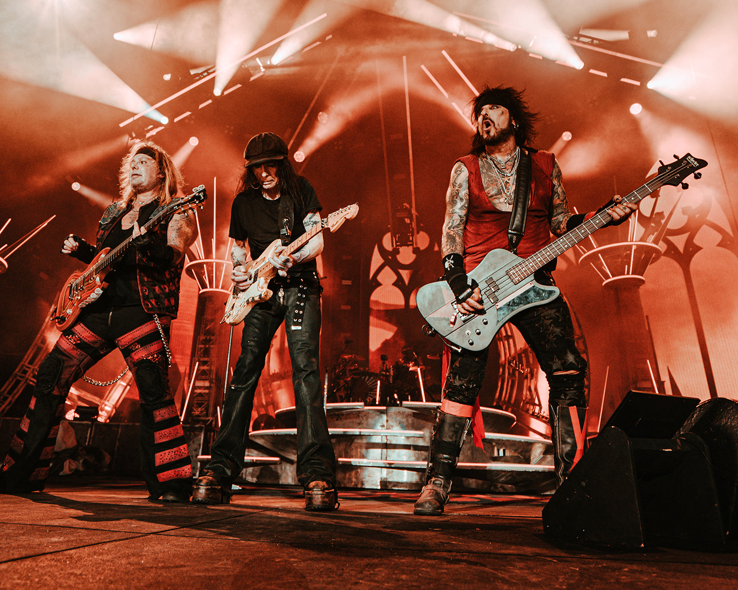 Stadium Tour 2022 Print - Vince/Mick/Nikki