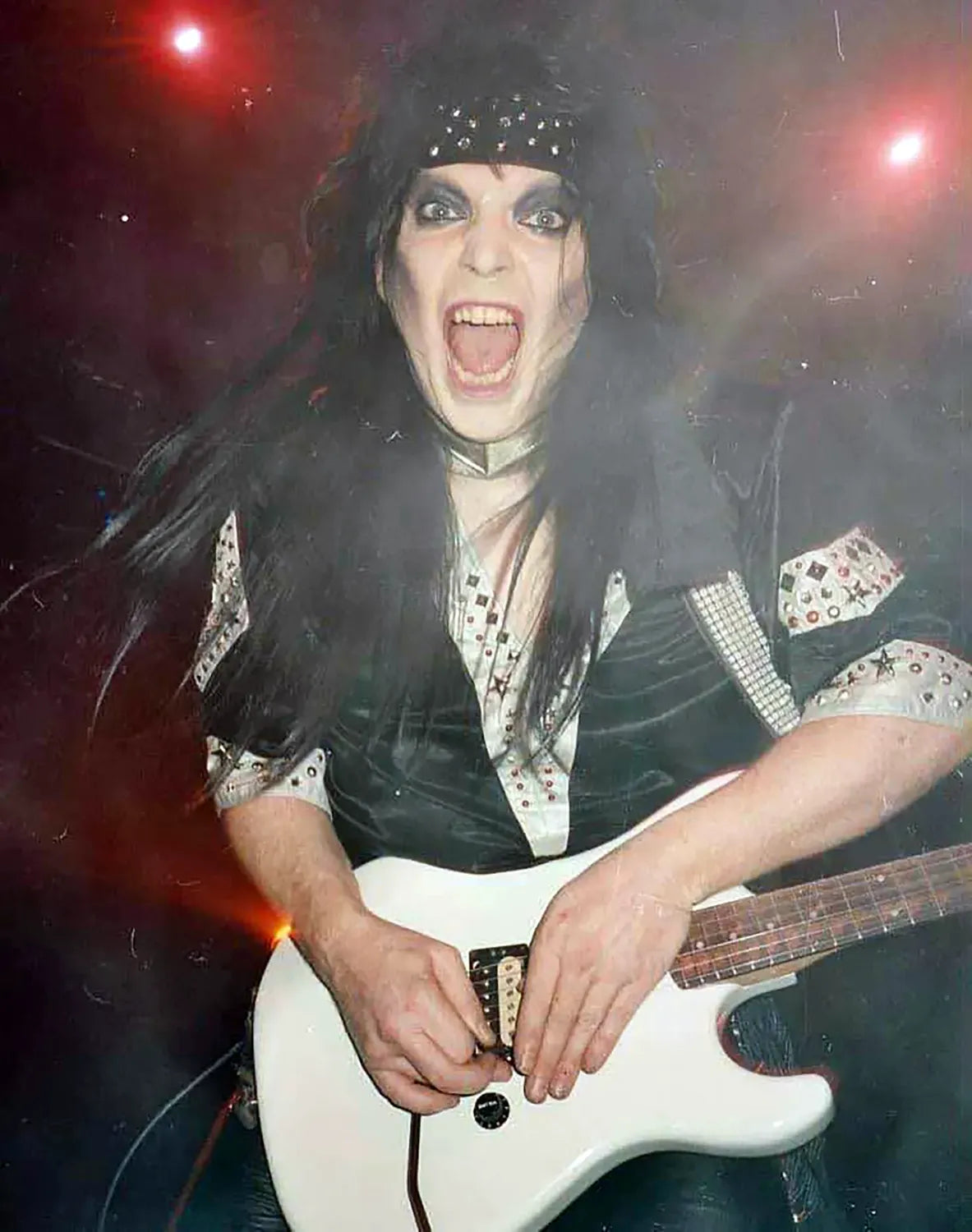 Mick on UK Theatre of Pain Tour, 1986