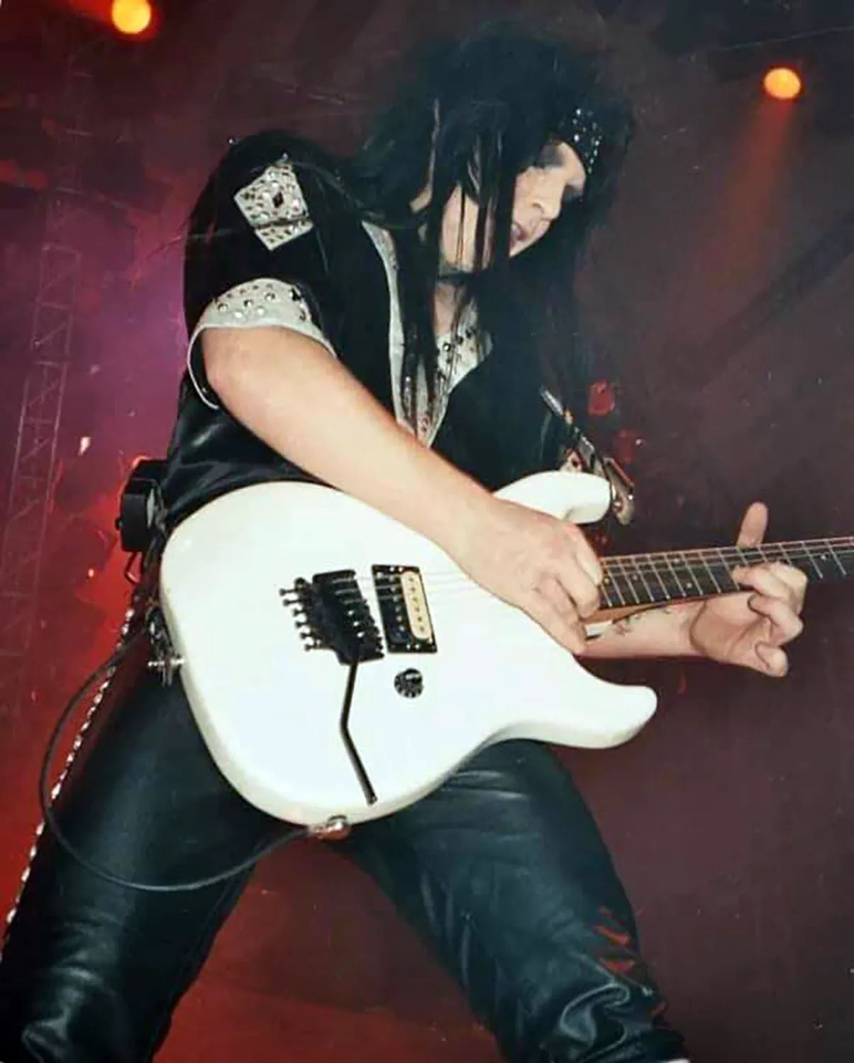 Mick on UK Theatre of Pain Tour, 1986