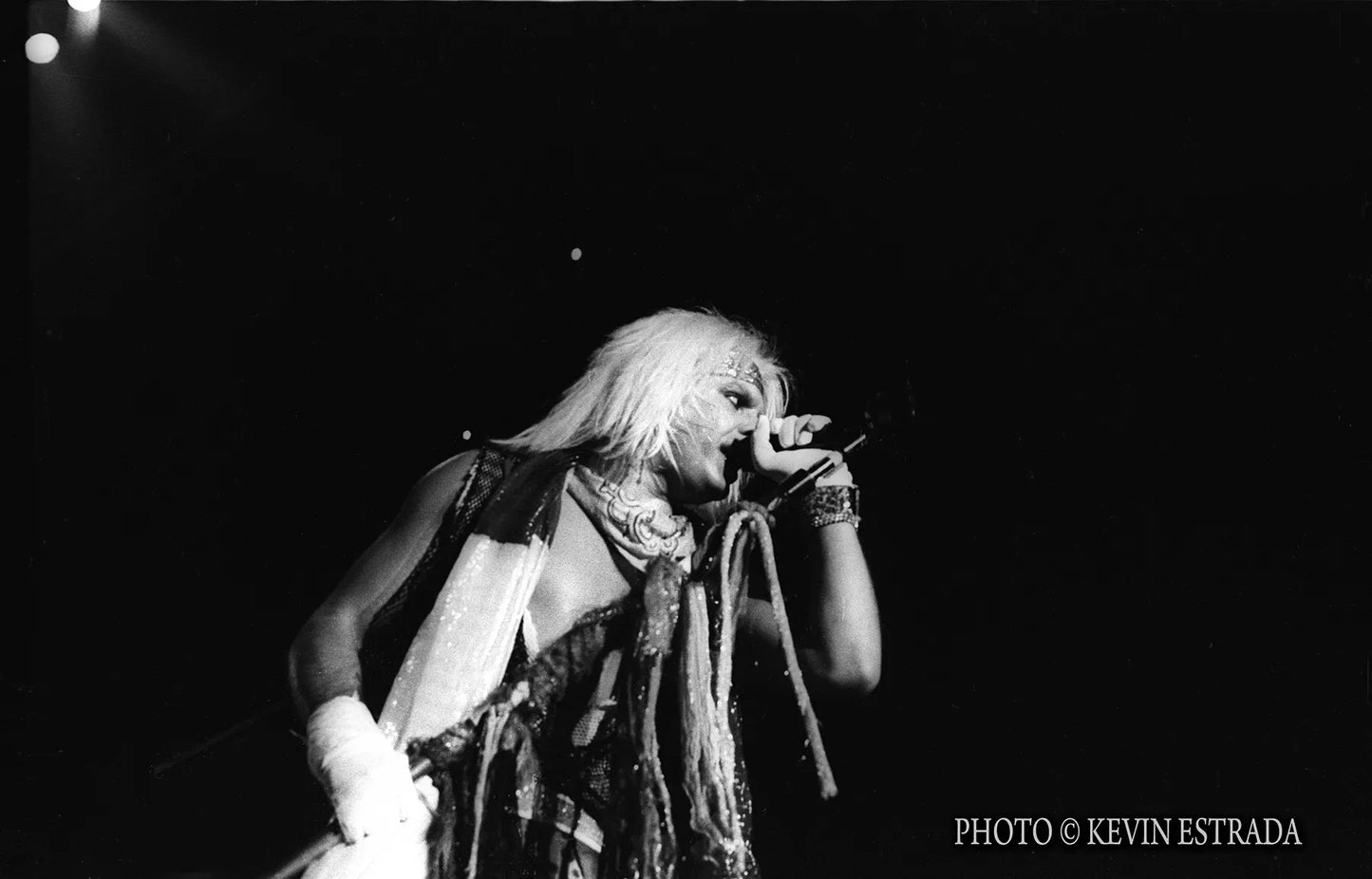 Vince on US Theatre of Pain Tour, The Forum, L.A. 1985