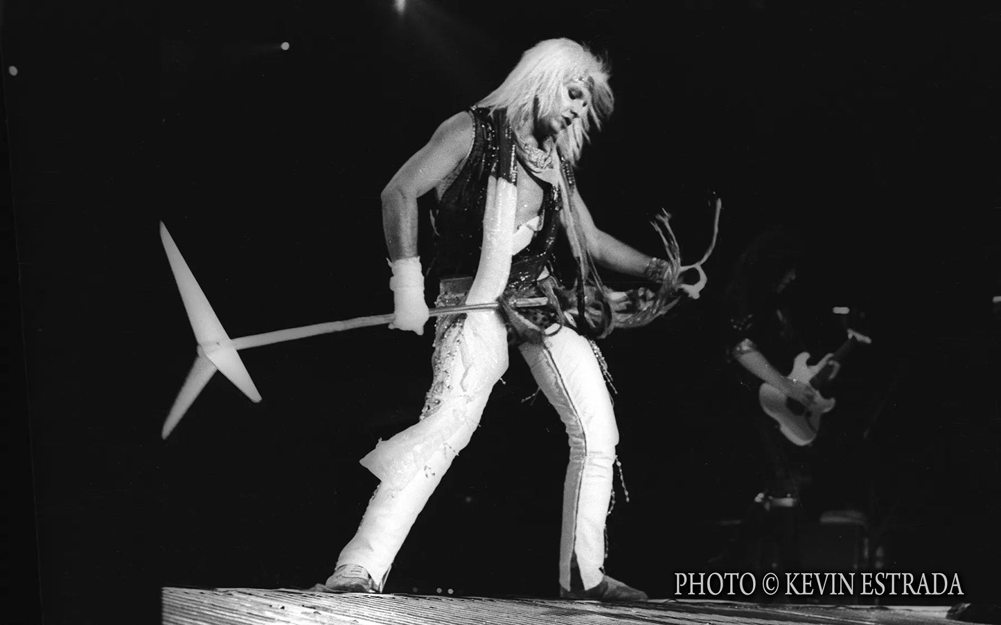Vince on US Theatre of Pain Tour, The Forum, L.A. 1985