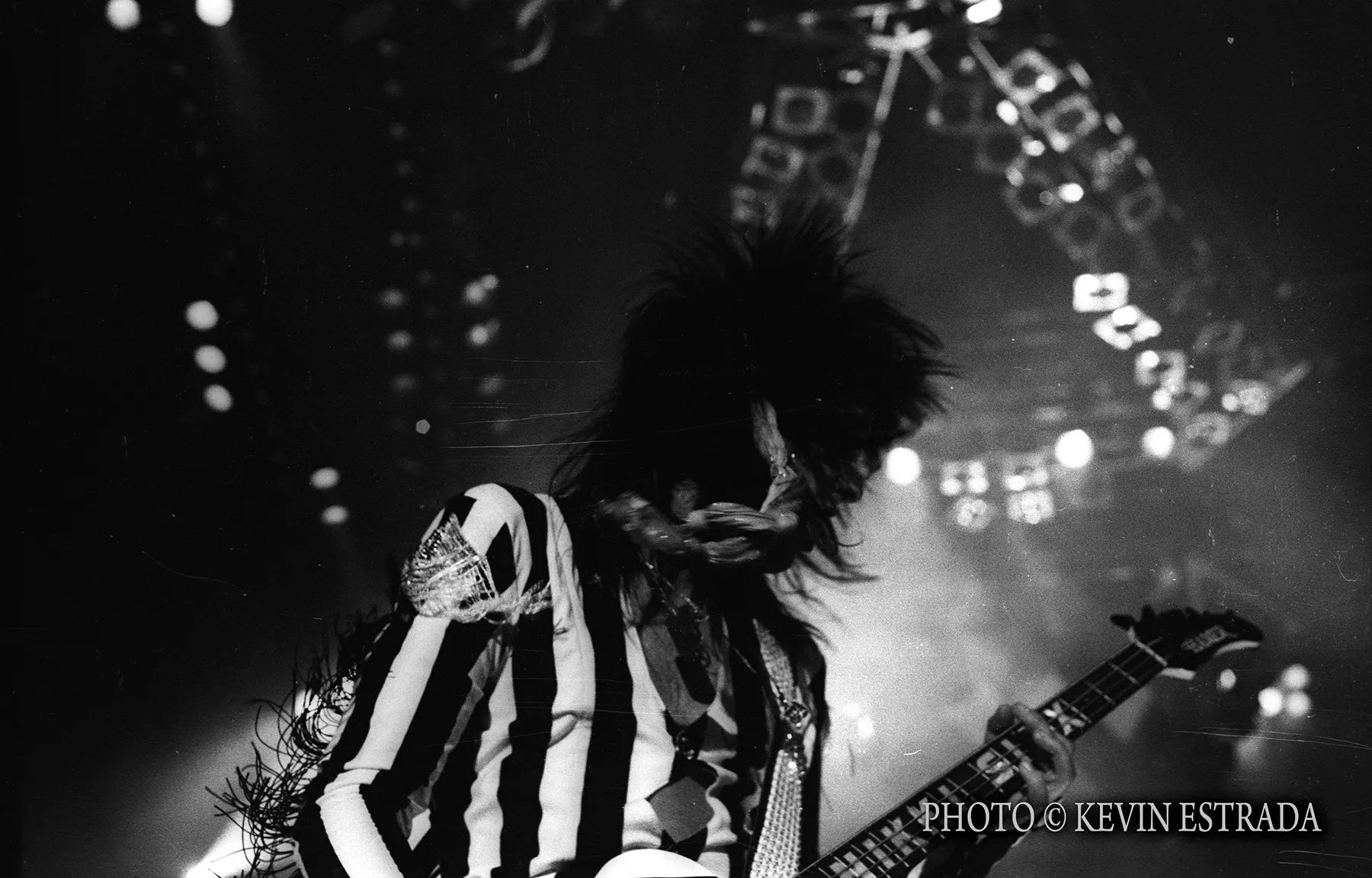 Nikki on US Theatre of Pain Tour, The Forum, L.A. 1985