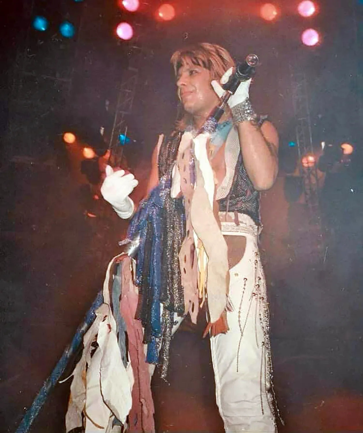 Vince on UK Theatre of Pain Tour, 1986