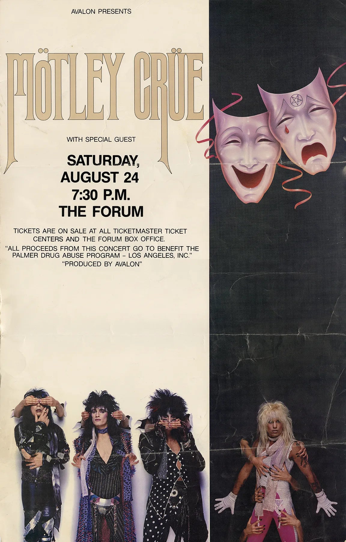 Theatre of Pain Show at the The Forum, L.A., 1985