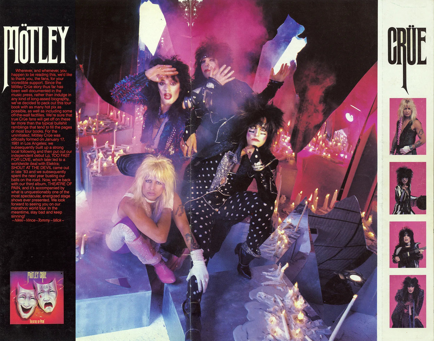 Welcome to the Theatre of Pain Official Tour Book