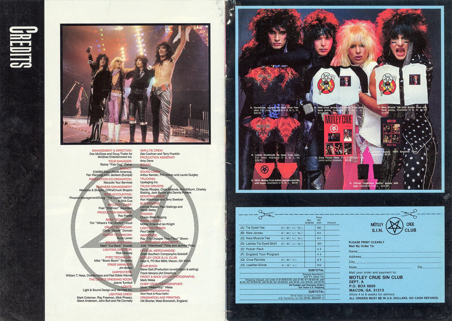 Welcome to the Theatre of Pain Official Tour Book