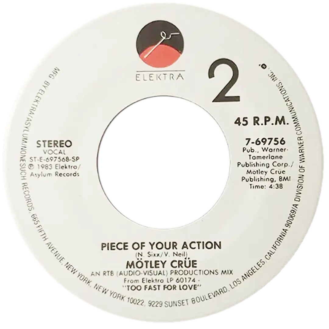 "Looks That Kill" US 7" Single, 1983 (Specialty)