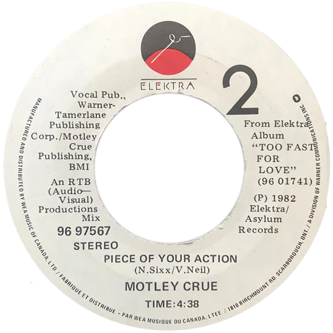 "Looks That Kill" Canada 7" Single, 1983