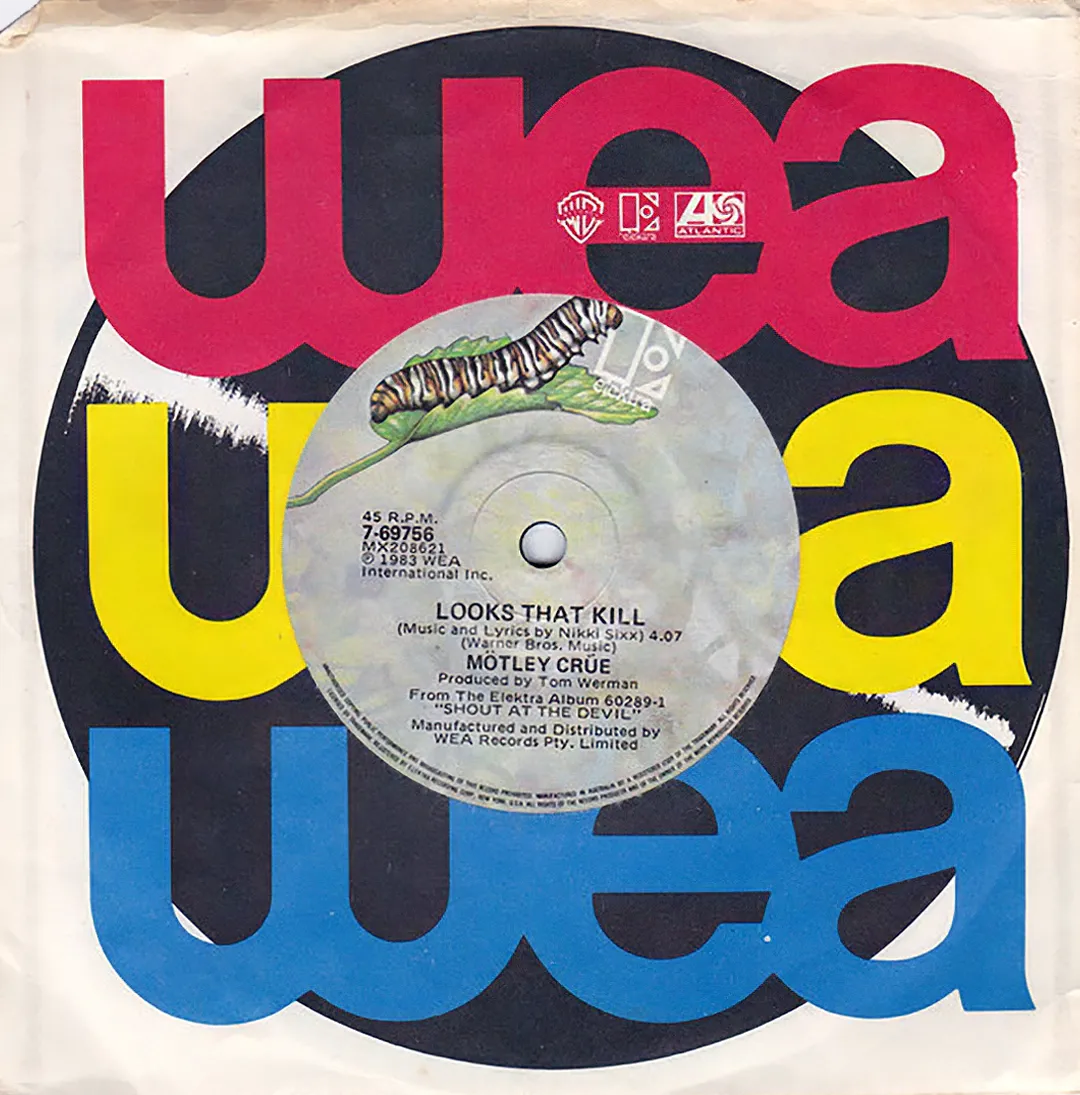 "Looks That Kill" Australia 7" Single, 1984