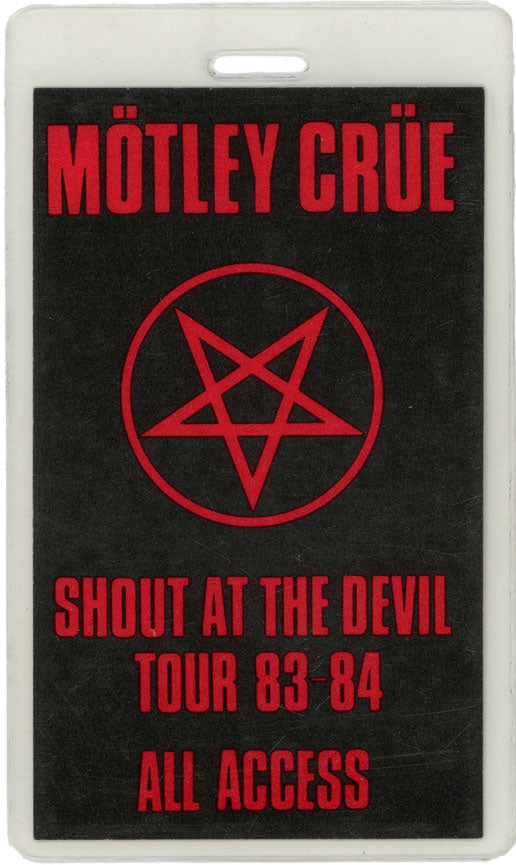 Shout At The Devil Laminate Pass