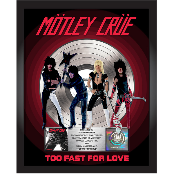 MOTLEY CRUE 「TOO FAST FOR LOVE」 LP Mötley Crüe – Too Fast For Love – Vinyl (Yellow, Troubadour