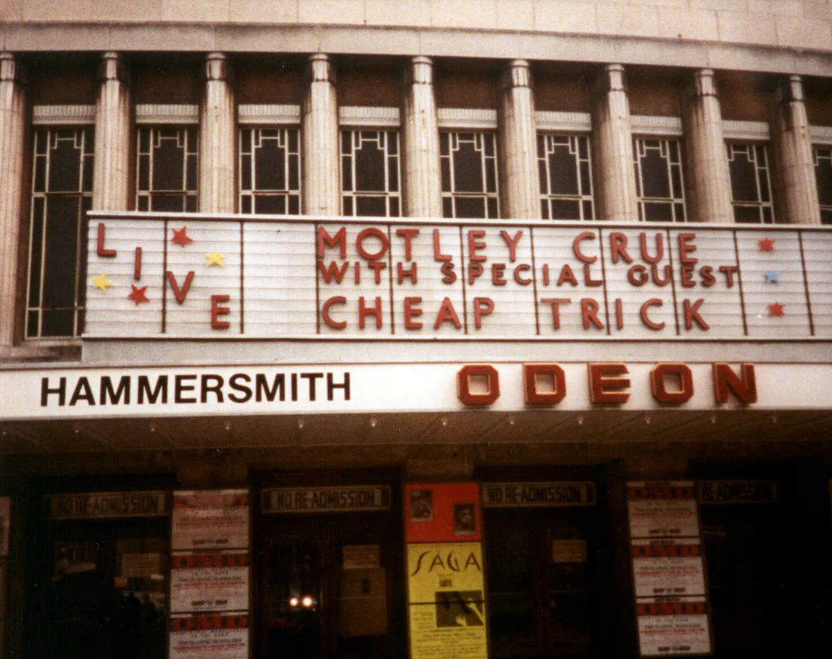 Hammersmith Odeon Theatre of Pain Tour Photos, London, UK 1986