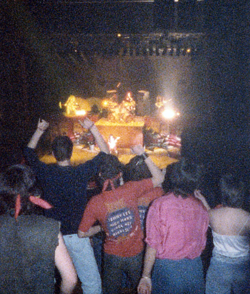 Hammersmith Odeon Theatre of Pain Tour Photos, London, UK 1986