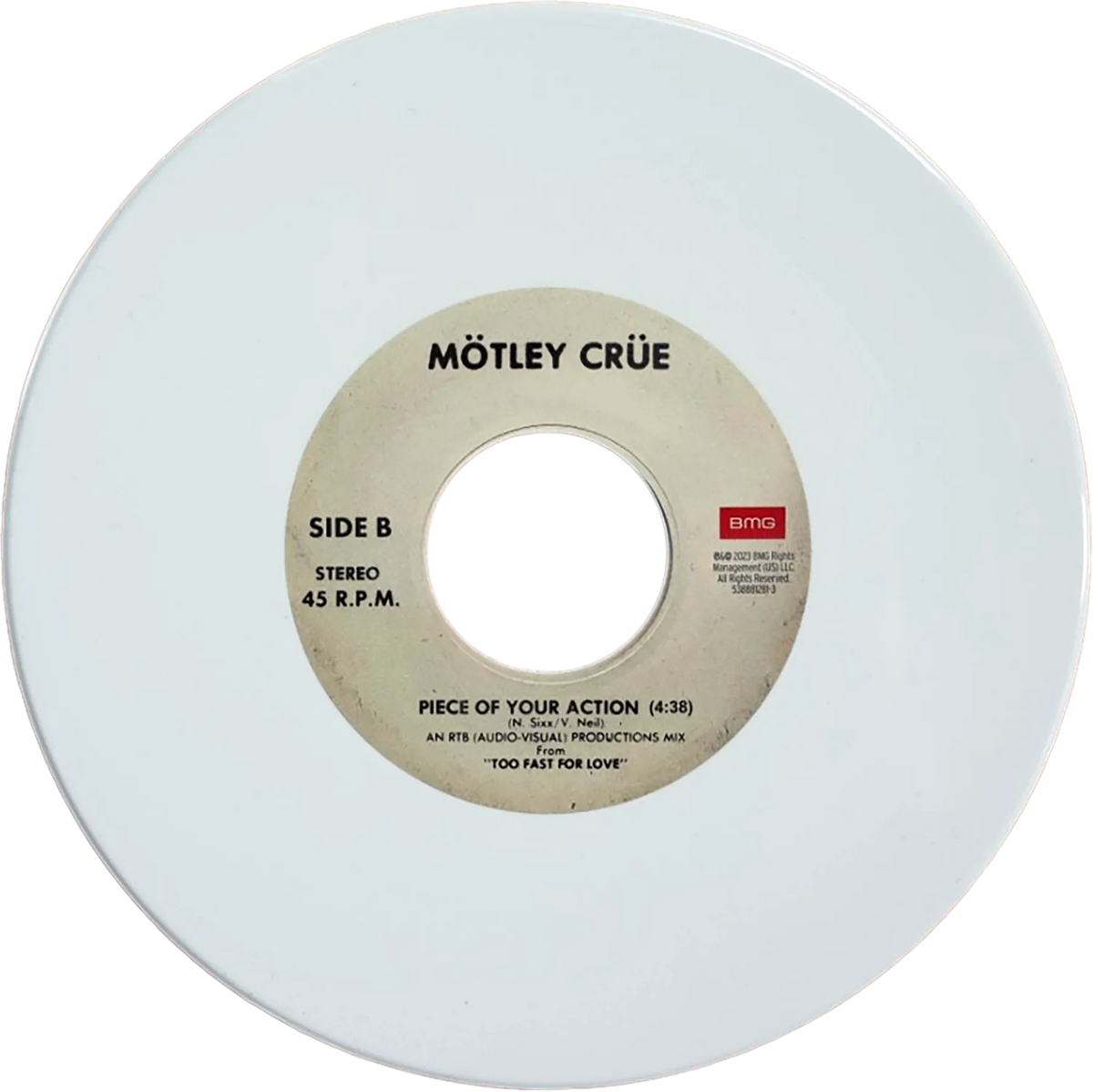 "Looks That Kill" White Vinyl 7" Single