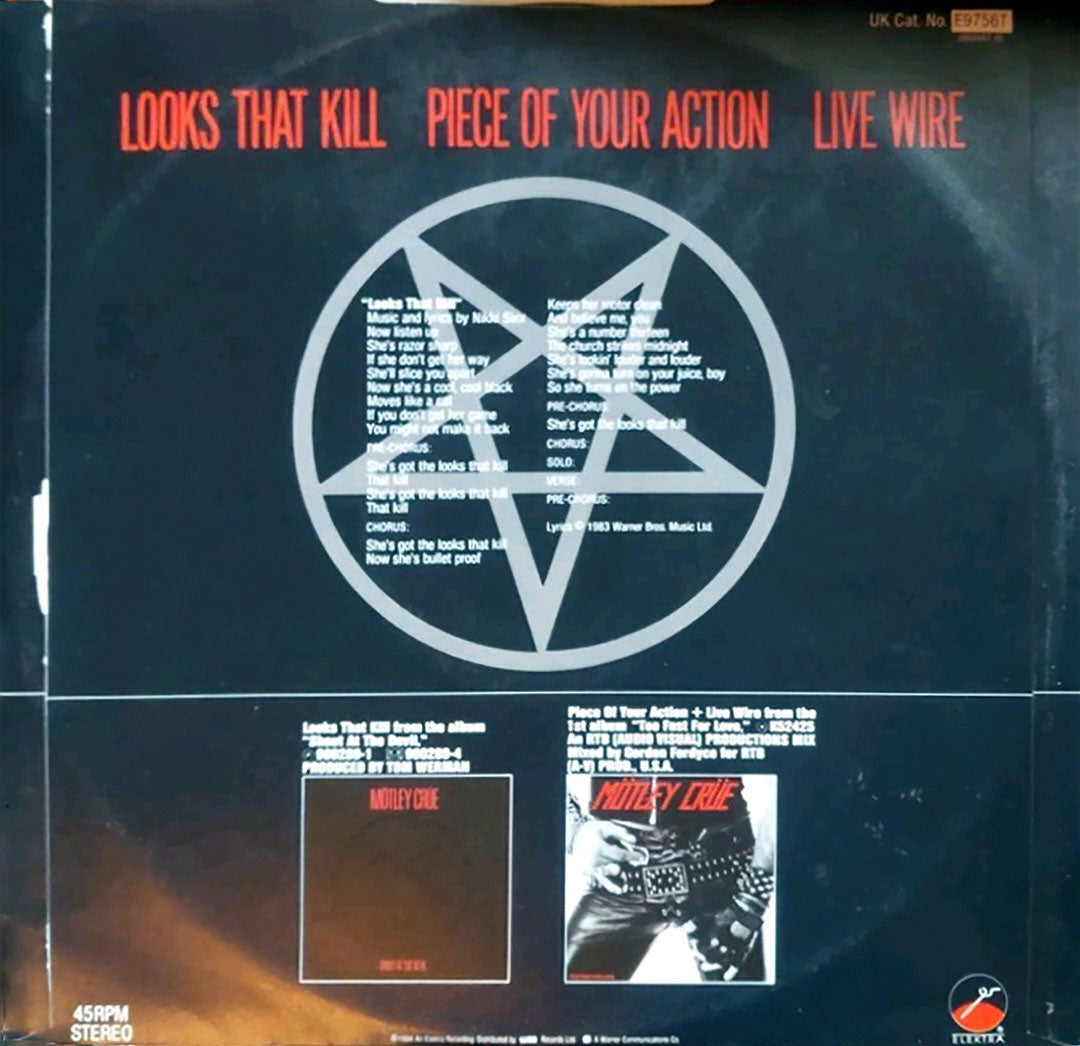 "Looks That Kill" UK Limited Edition 12" Single