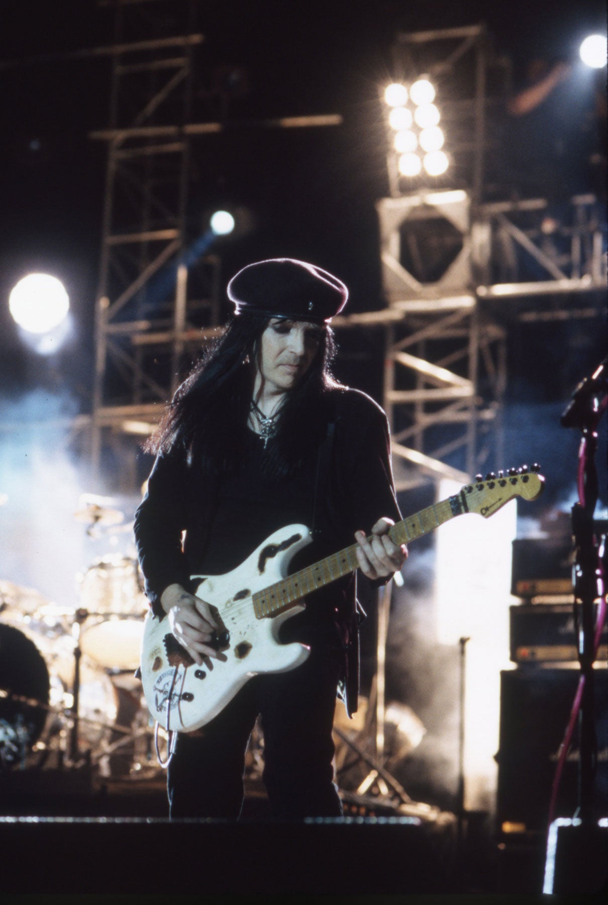 Mick Mars at the Ice Palace Arena in Florida for Maximum Rock Tour 1999
