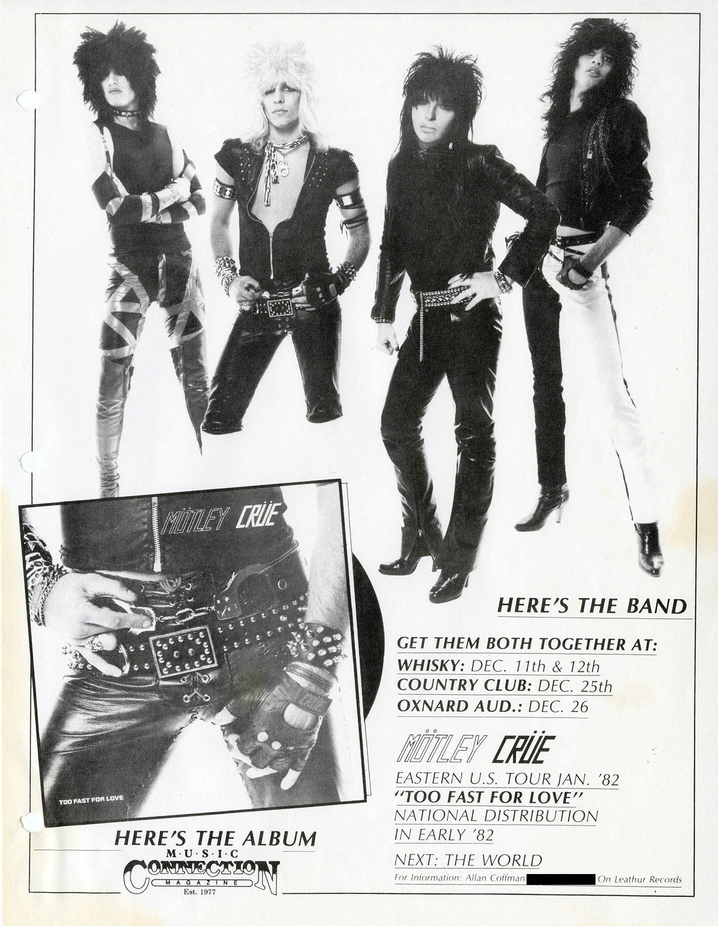 1981 Press Kit