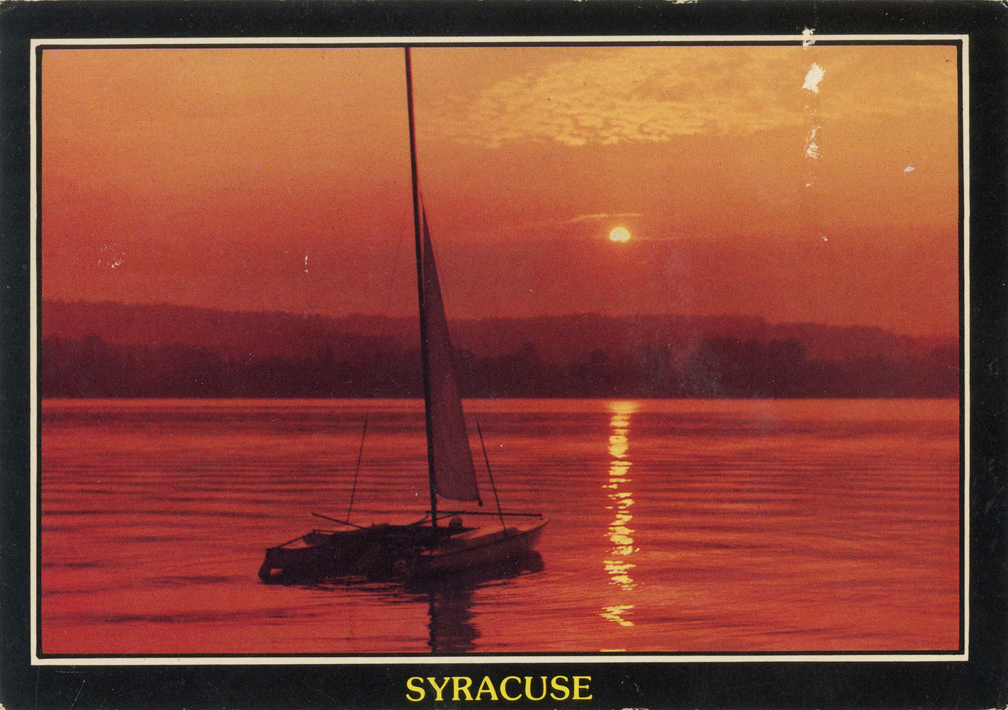 Postcard from Nikki Sixx to his grandparents from Syracuse